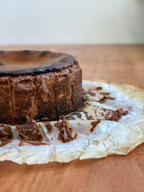 Chocolate Basque Cheesecake