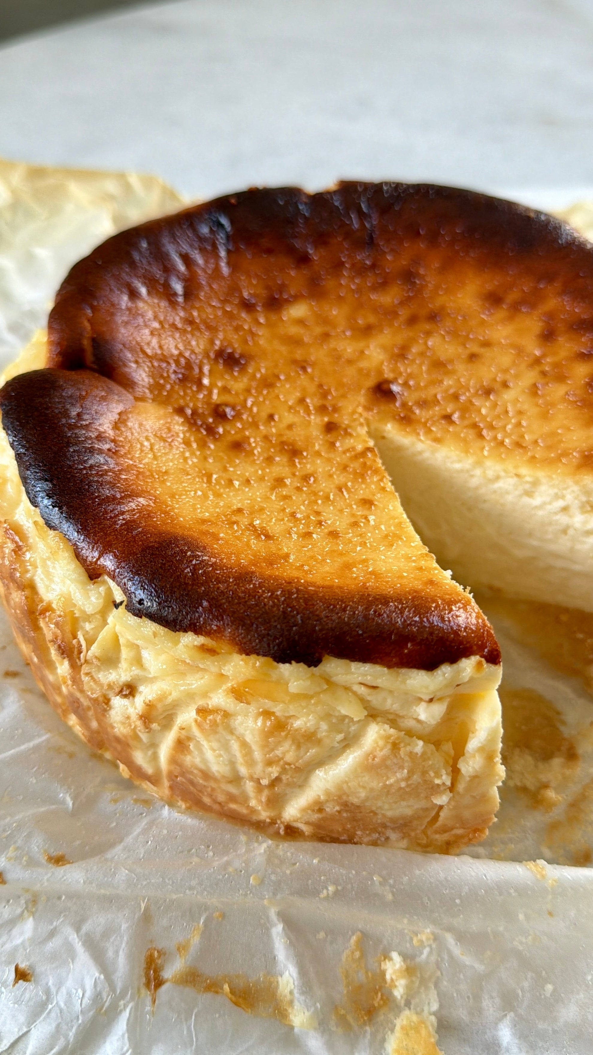Classic Basque Cheesecake