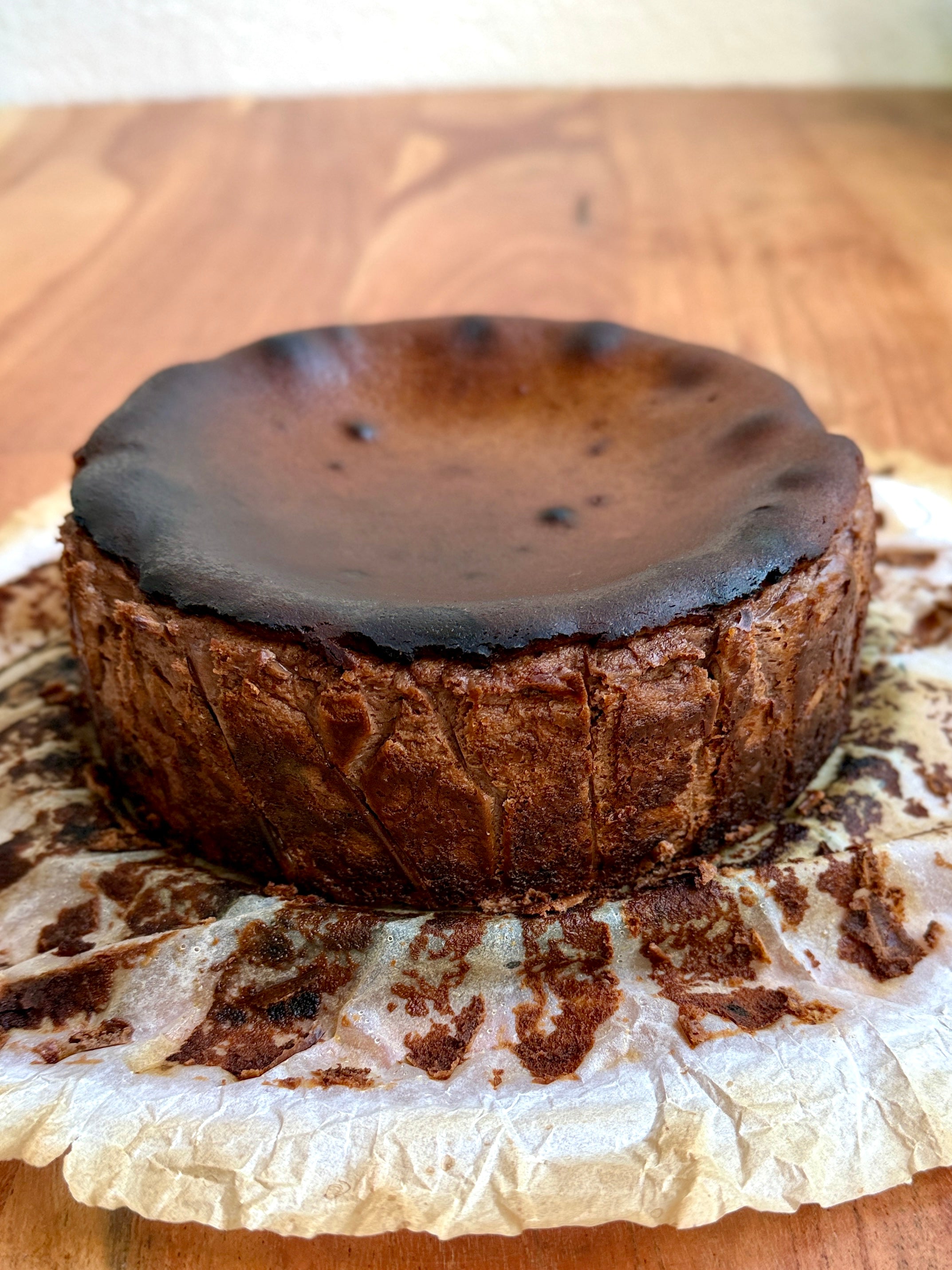 Chocolate Basque Cheesecake